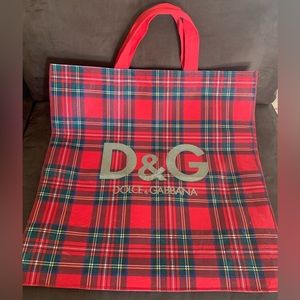 D&G collectible cloth shopping bag XL